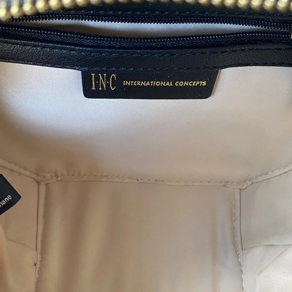 INC Leopard Print Round Crossbody Bag/Clutch - Picture 15 of 16